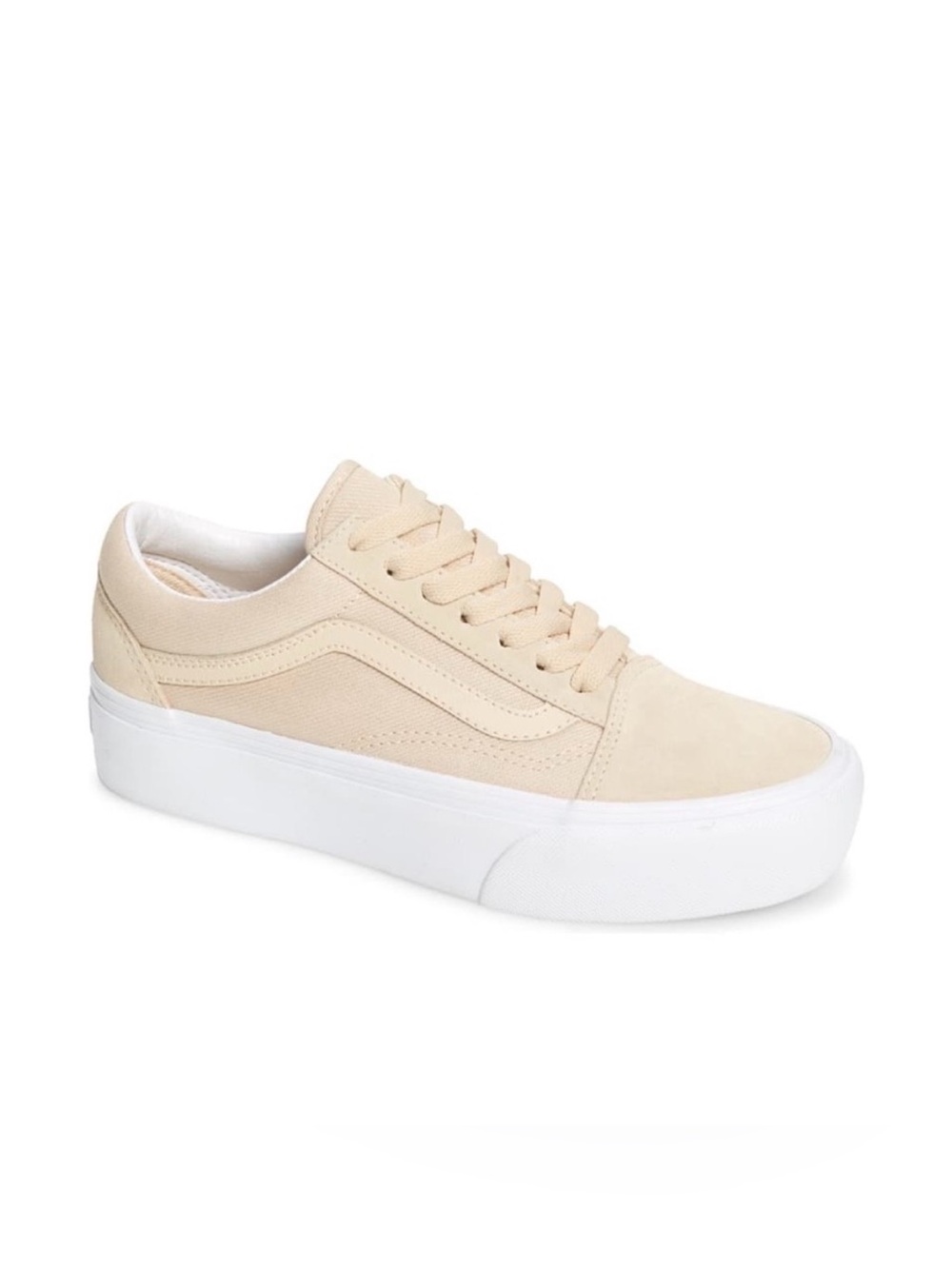 Nude platform Vans